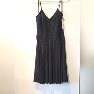 Vintage Chetra B Black cocktail dress NWT
